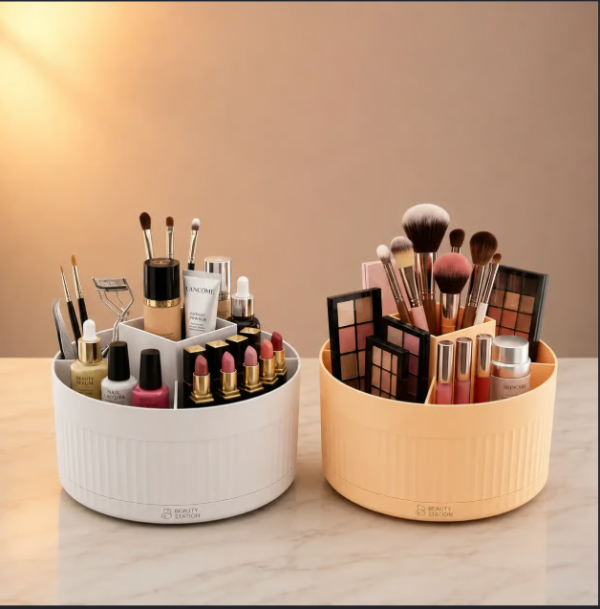 360° Rotating Makeup Organizer