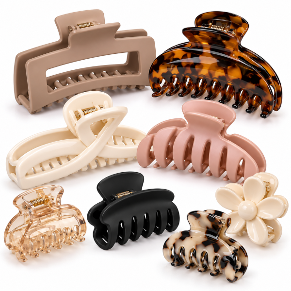 Premium Hair Claw Clip Set